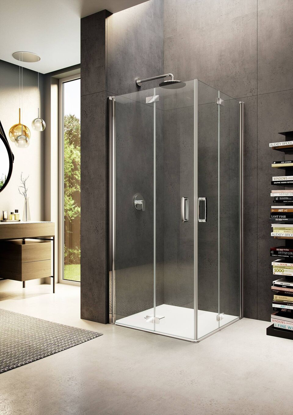 provex-look-free-le-2-paroi-de-douche-1950-mm-verre-6-mm image 1