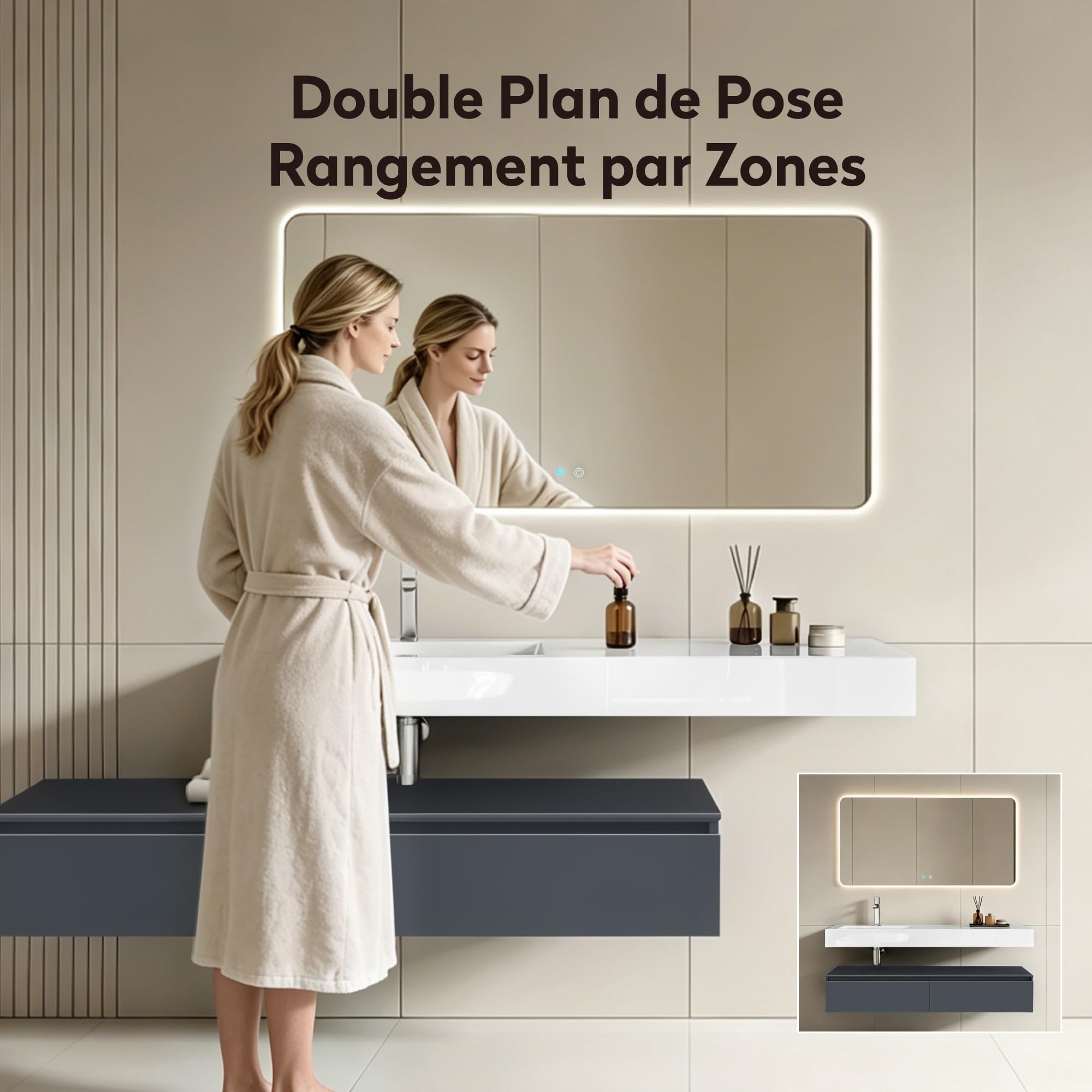 doporro-badm-bel-150cm-meuble-salle-de-bain-blanc-mat-avec-miroir image 4