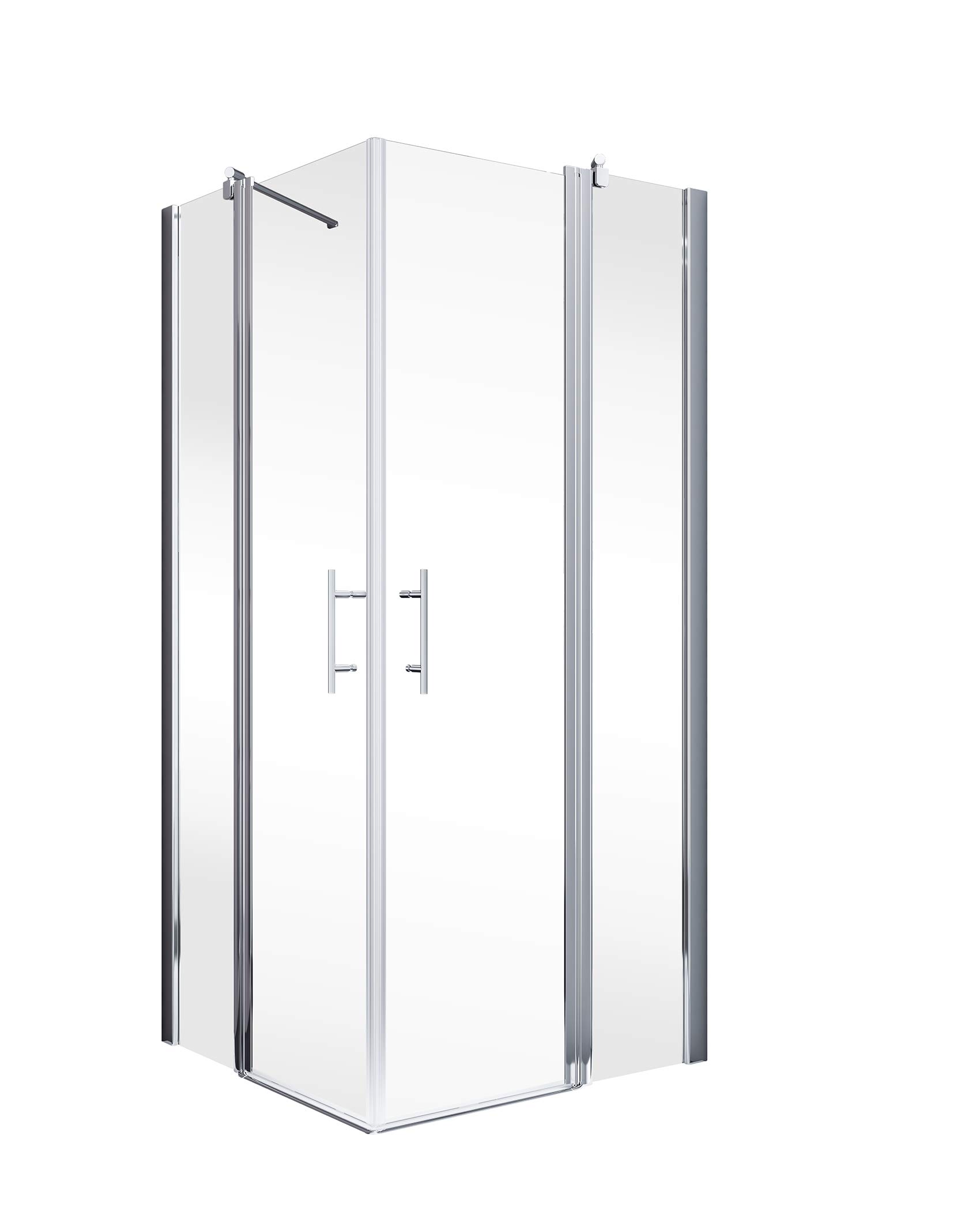 schulte-acces-d-angle-90x90x192-paroi-douche-2-portes-verre-clair image 3