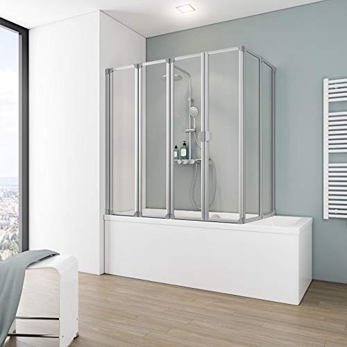 schulte-pare-baignoires-2x104x140-cm-pare-baignoire-alu-argent-3-mm image 7