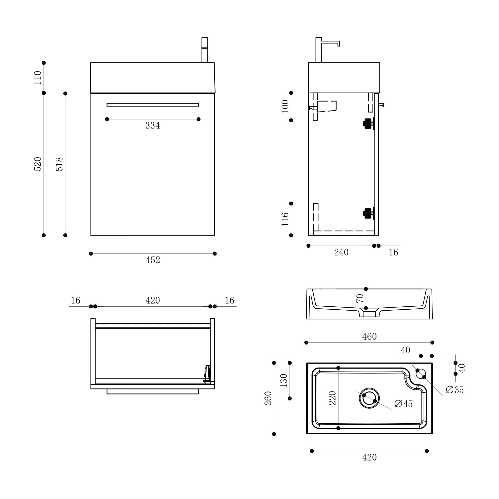 doporro-pisa-meuble-sous-vasque-46-cm-ch-ne-clair-vasque image 6