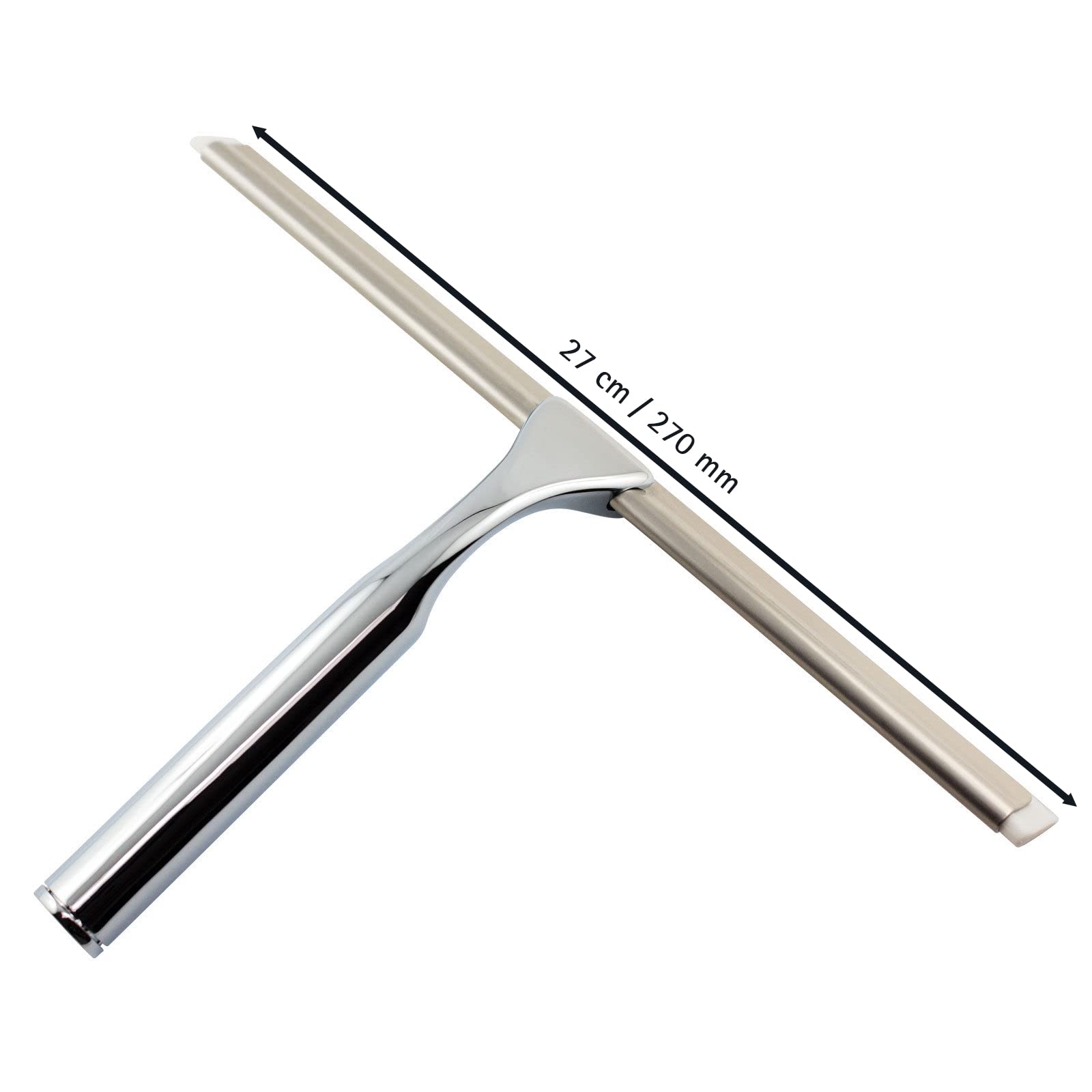 schulte-raclette-de-douche-laiton-chrom-27-5cm-inoxydable image 1