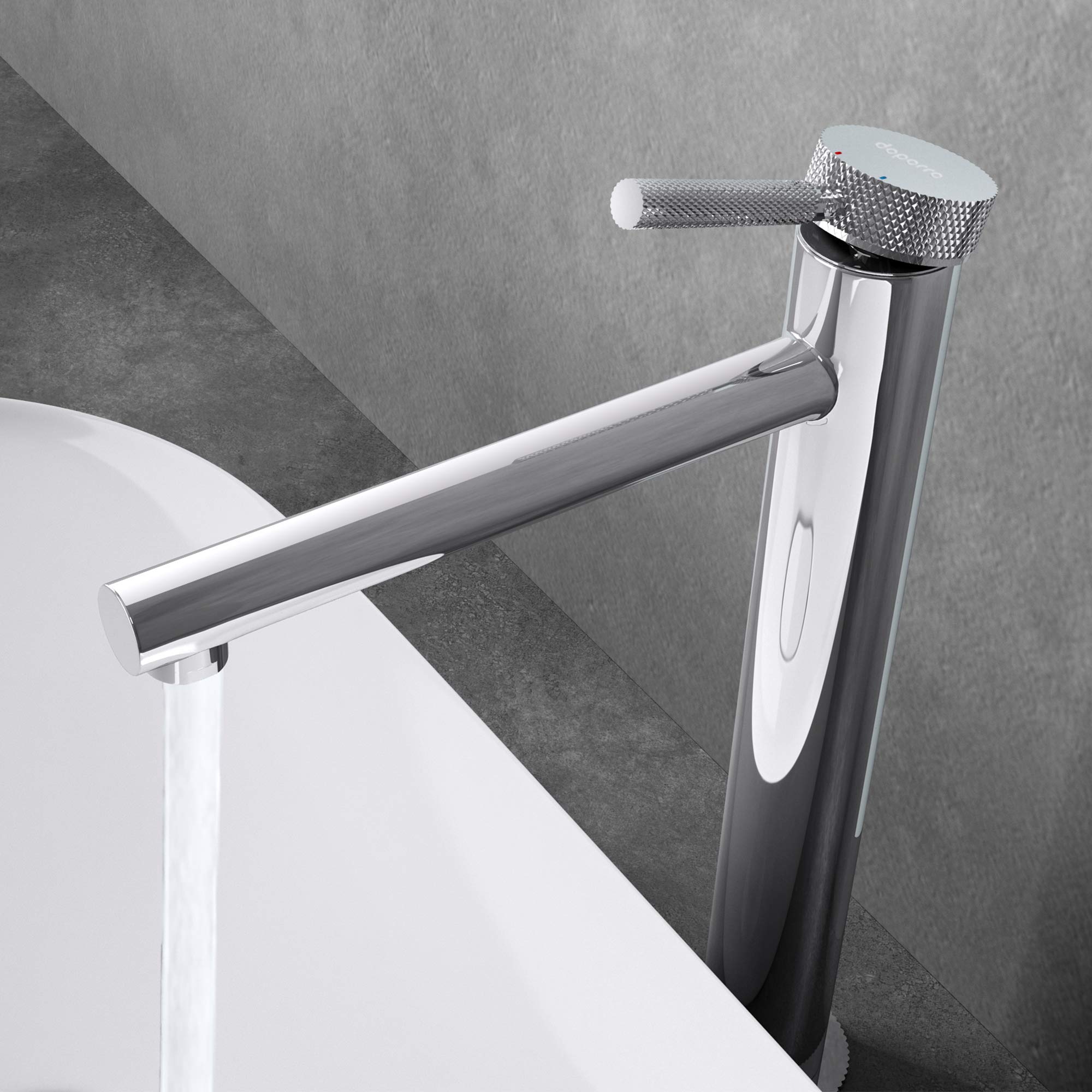 doporro-badarmaturen-robinet-vasque-30-5-cm-chrom-laiton image 2