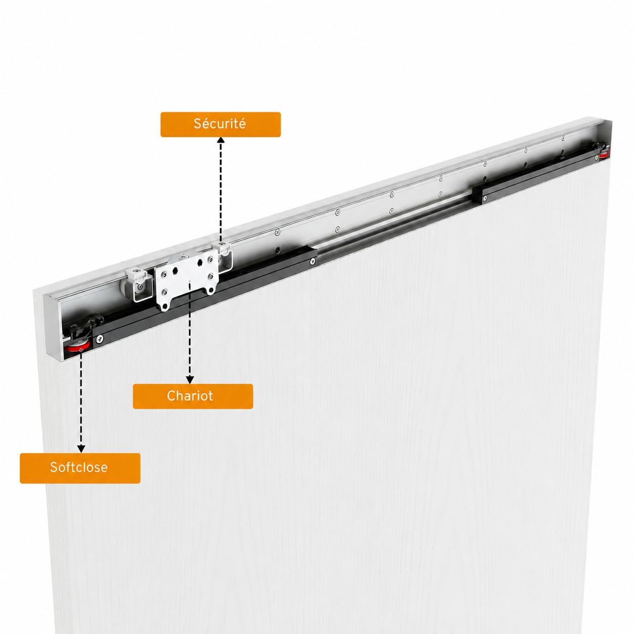 schulte-porte-coulissante-bois-blanc-103x210-rail-invisible image 6