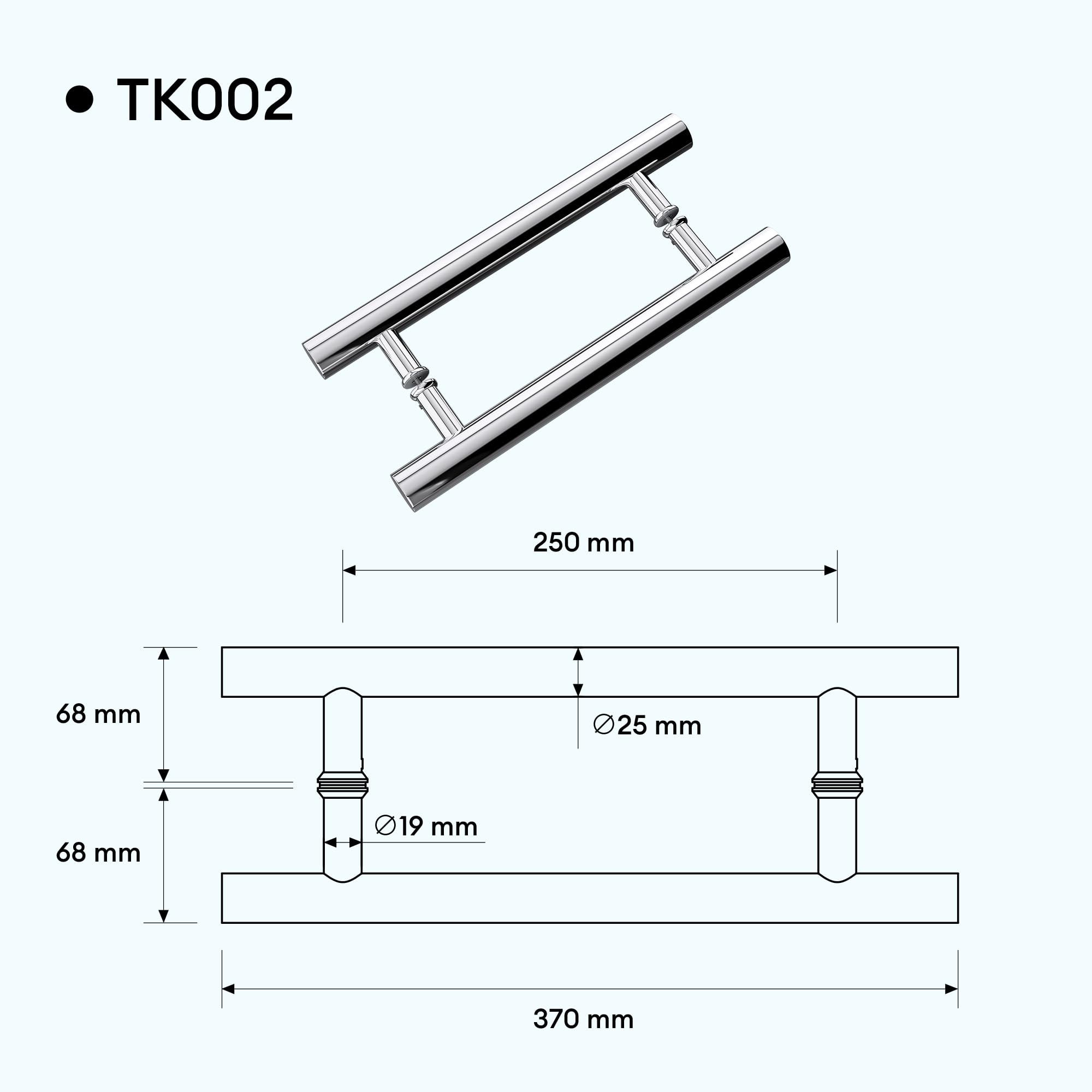 doporro-badzubeh-r-poign-e-barre-douche-verre-250mm-acier image 7