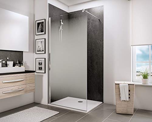 schulte-d369106-f-paroi-de-douche-90x190-cm-verre-brouillard image 4
