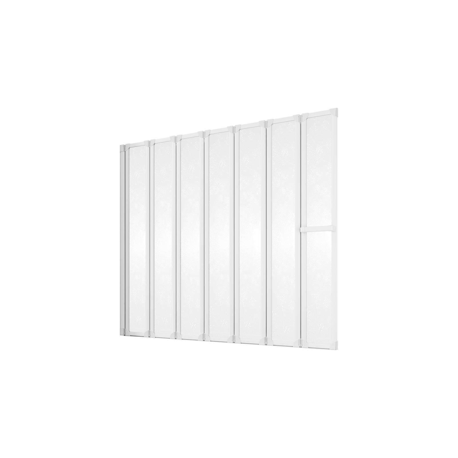 schulte-pare-baignoire-komfort-blanc-alpin-sur-mesure-7-volets image 2