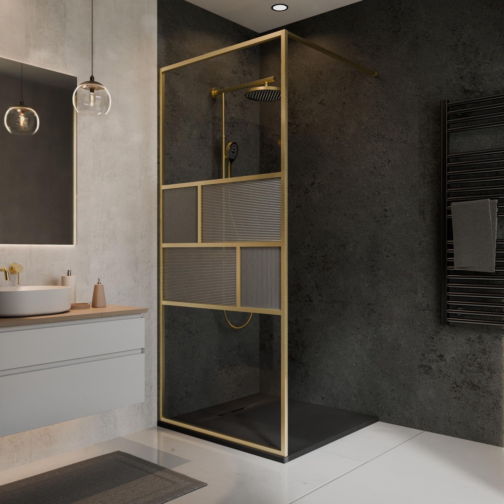 schulte-douche-90x200-cm-paroi-italienne-or-mat-6-mm image 1