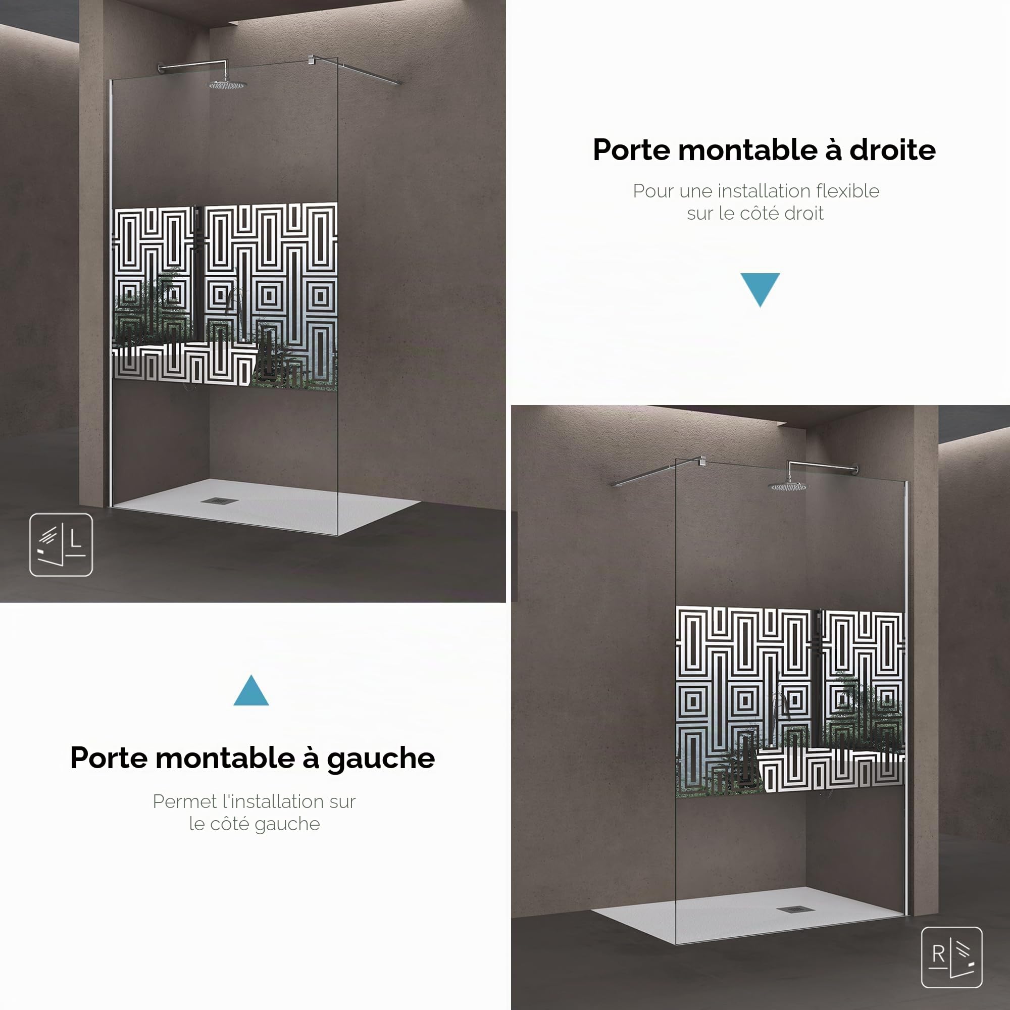 doporro-paroi-douche-italienne-100x200cm-labyrinthe-10mm image 8