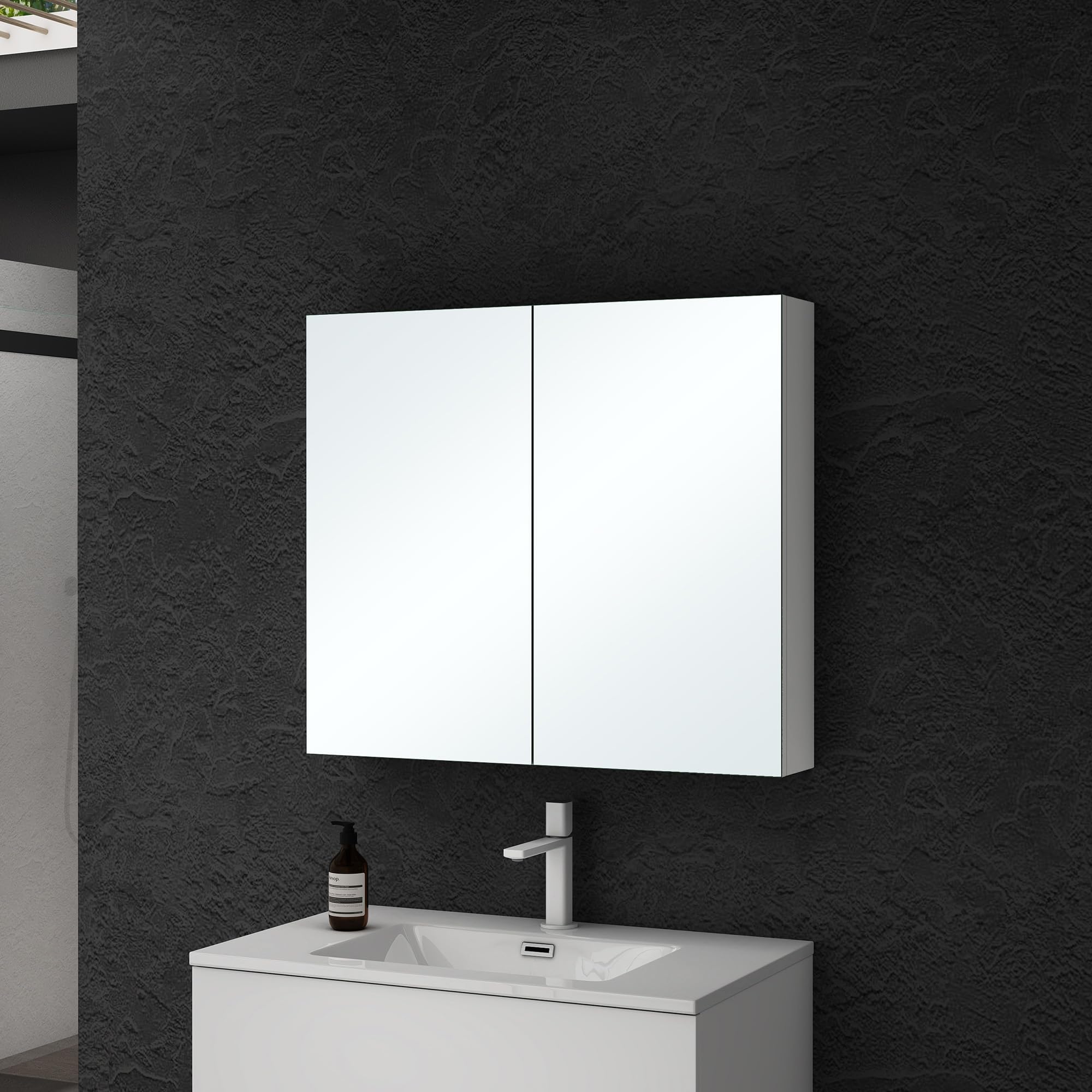 doporro-badm-bel-armoire-murale-miroir-100x70-cm-blanc-mat image 8