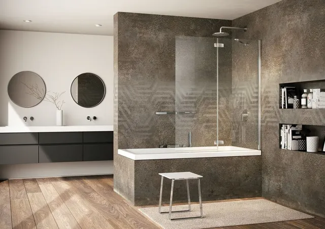 provex-kombi-kk-2-paroi-de-douche-charni-re-1950-mm image 1