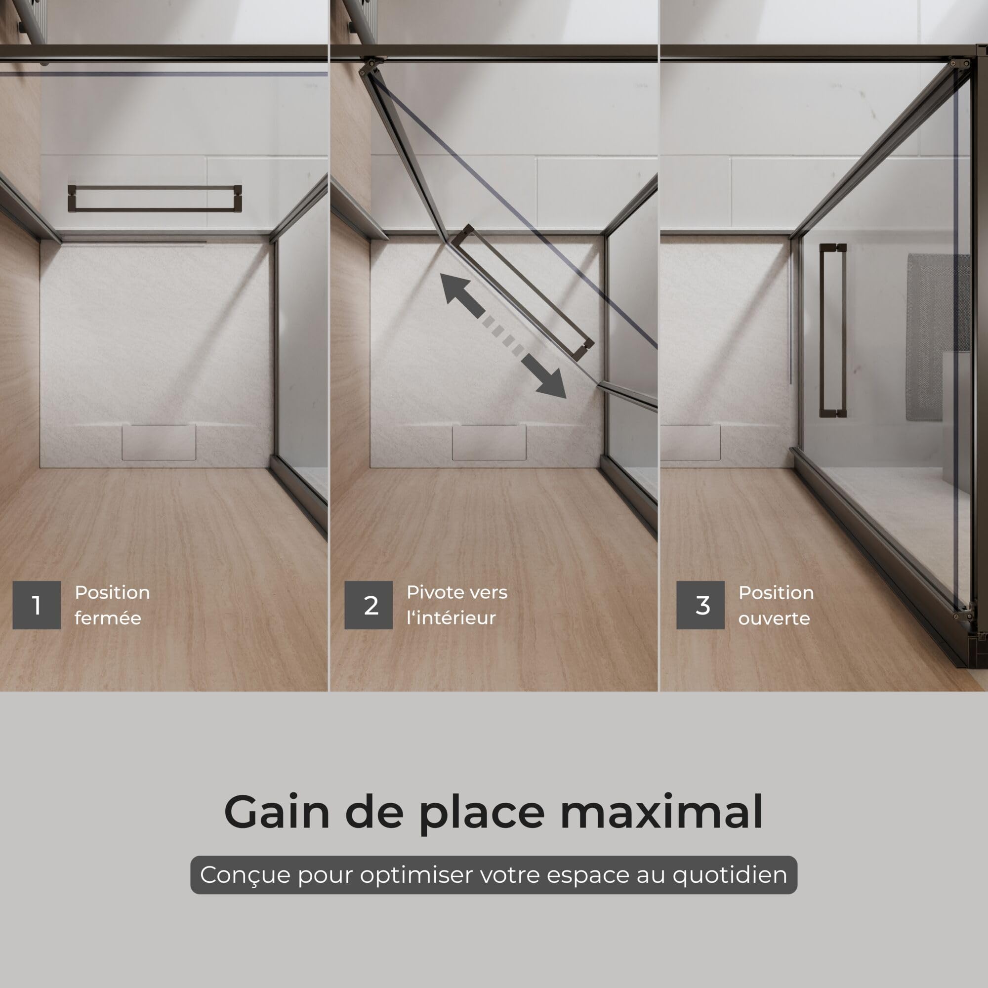schulte-porte-douche-coulissante-niche-70x190-cm-noir-mat-r-versible image 3