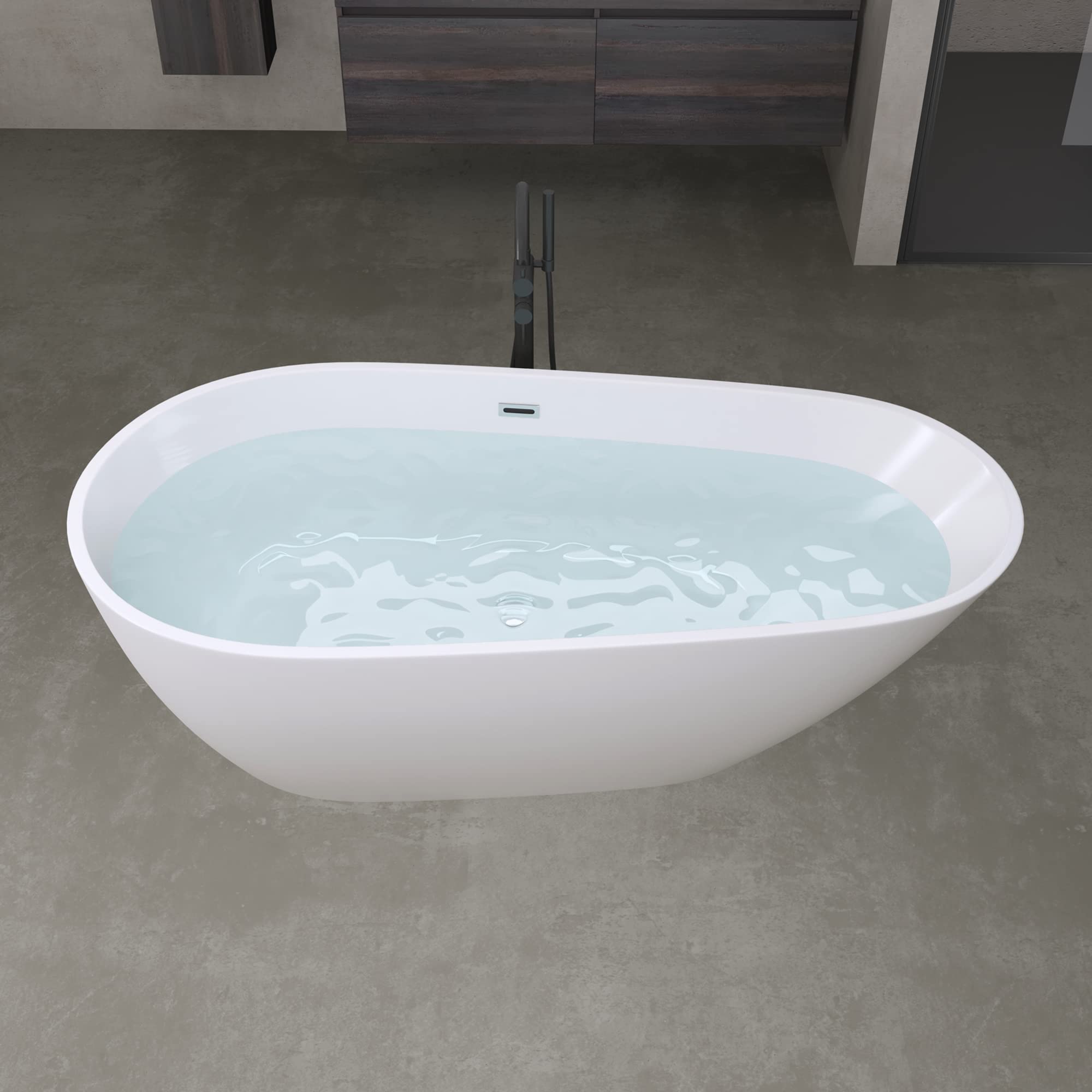 doporro-vicenza506-baignoire-lot-ovale-167cm-blanc-acrylique image 2