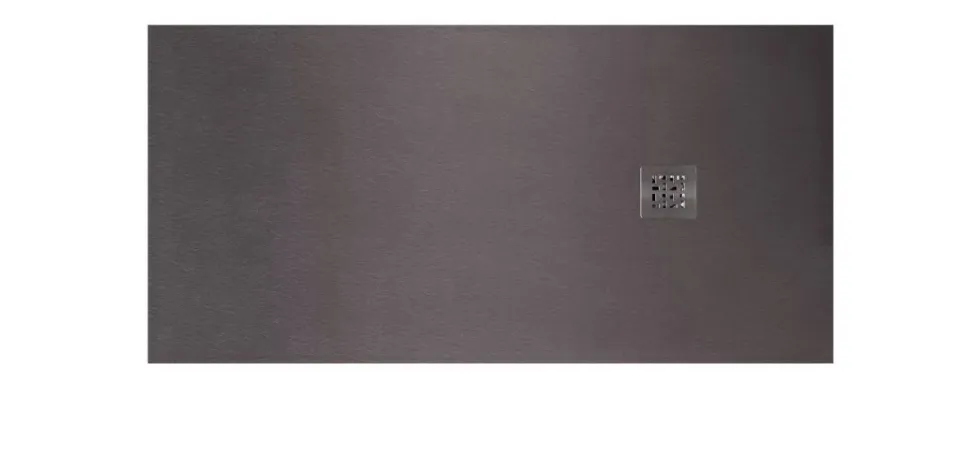 krone-kairos-receveur-de-douche-noir-texture-pierre-d-coupable image 1