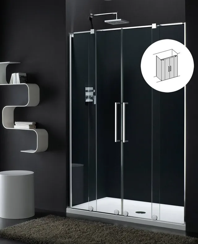 provex-s-lite-si-sw-1-paroi-douche-coulissante-1950-mm image 1