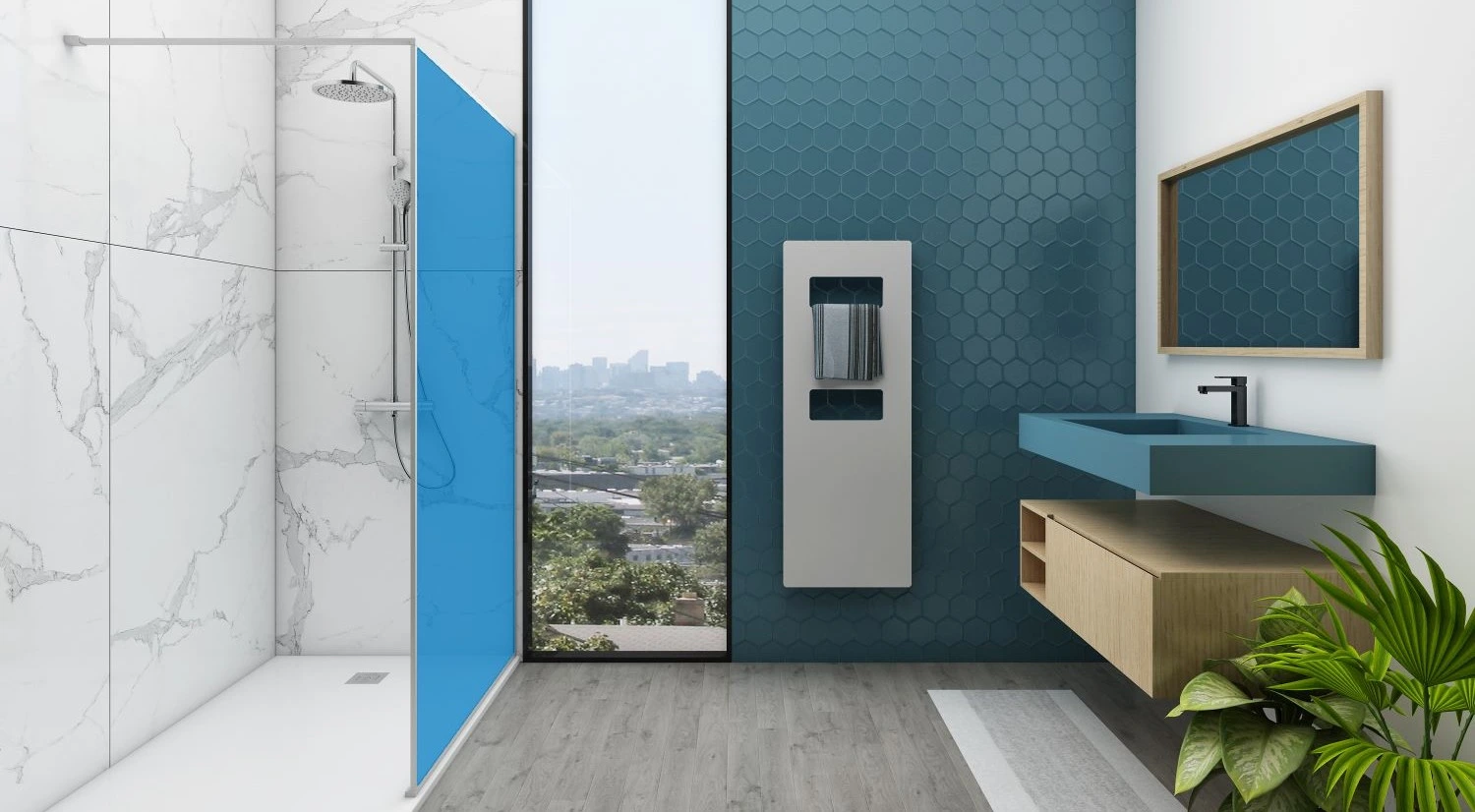 krone-nuance-paroi-de-douche-verre-bleu-azur-cadr image 2