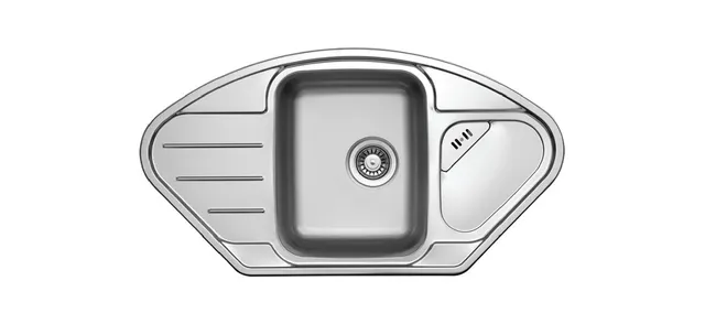 krone-lt-945-510w-vier-inox-encastrable-1-bac-gouttoir-poli image 1