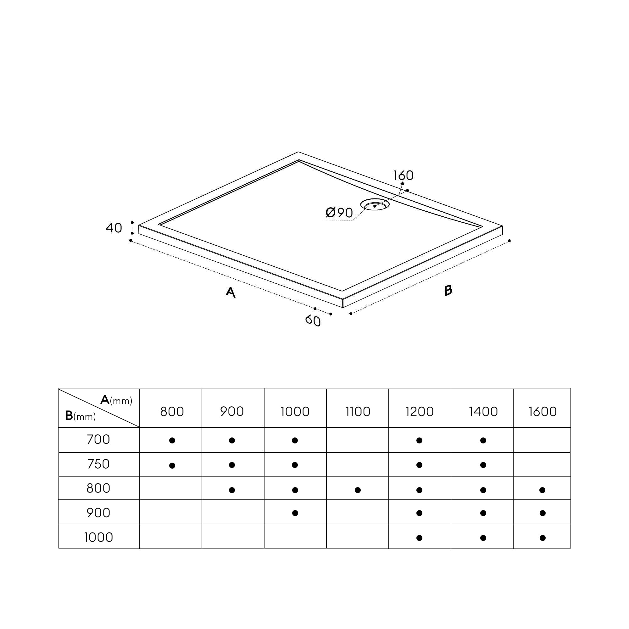 doporro-faro2-receveur-de-douche-blanc-extra-plat-90x100 image 7