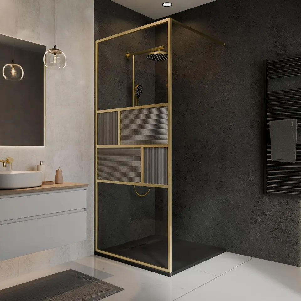 schulte-douche-90x200-cm-paroi-italienne-or-mat-6-mm image 1
