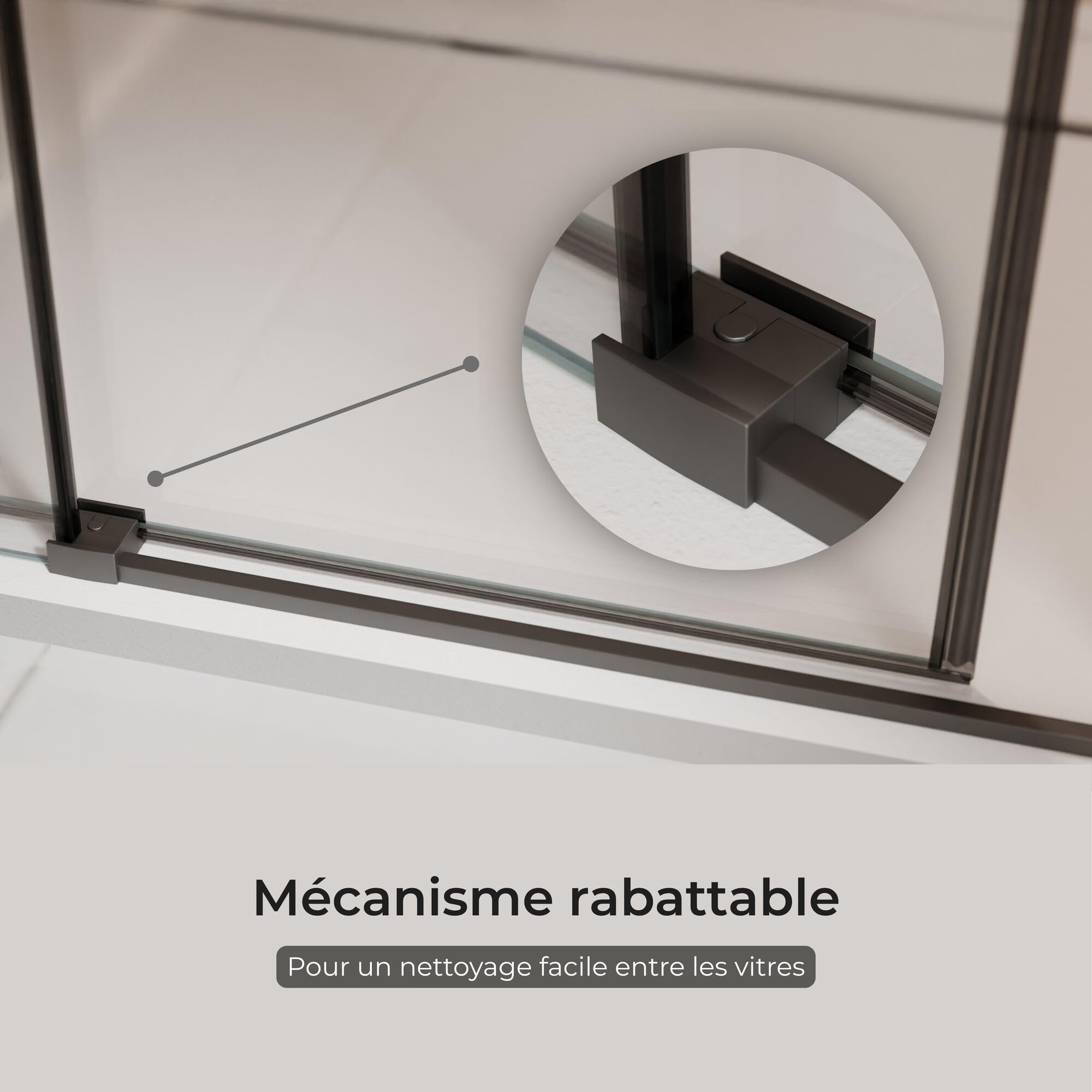 schulte-paroi-douche-niche-120x200-cm-noir-coulissante-verre-6-mm image 5