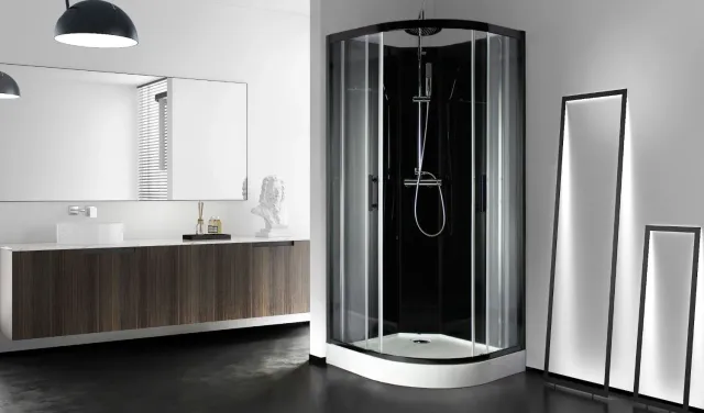 krone-lin-a-cabine-de-douche-quart-de-cercle-verre-5mm-blanche image 1