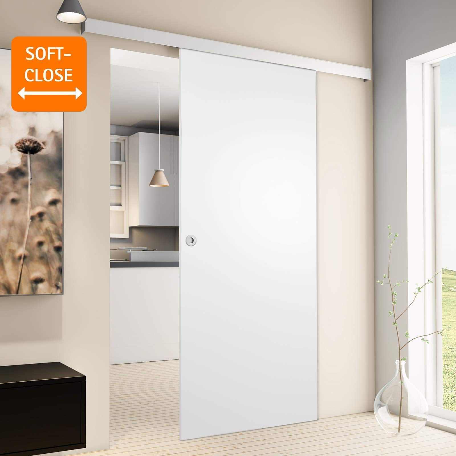 schulte-portes-int-rieures-porte-coulissante-88x203-blanc-poign-e-ronde image 2