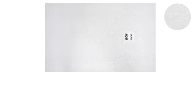 krone-kreation-receveur-de-douche-solid-stone-blanc image 1