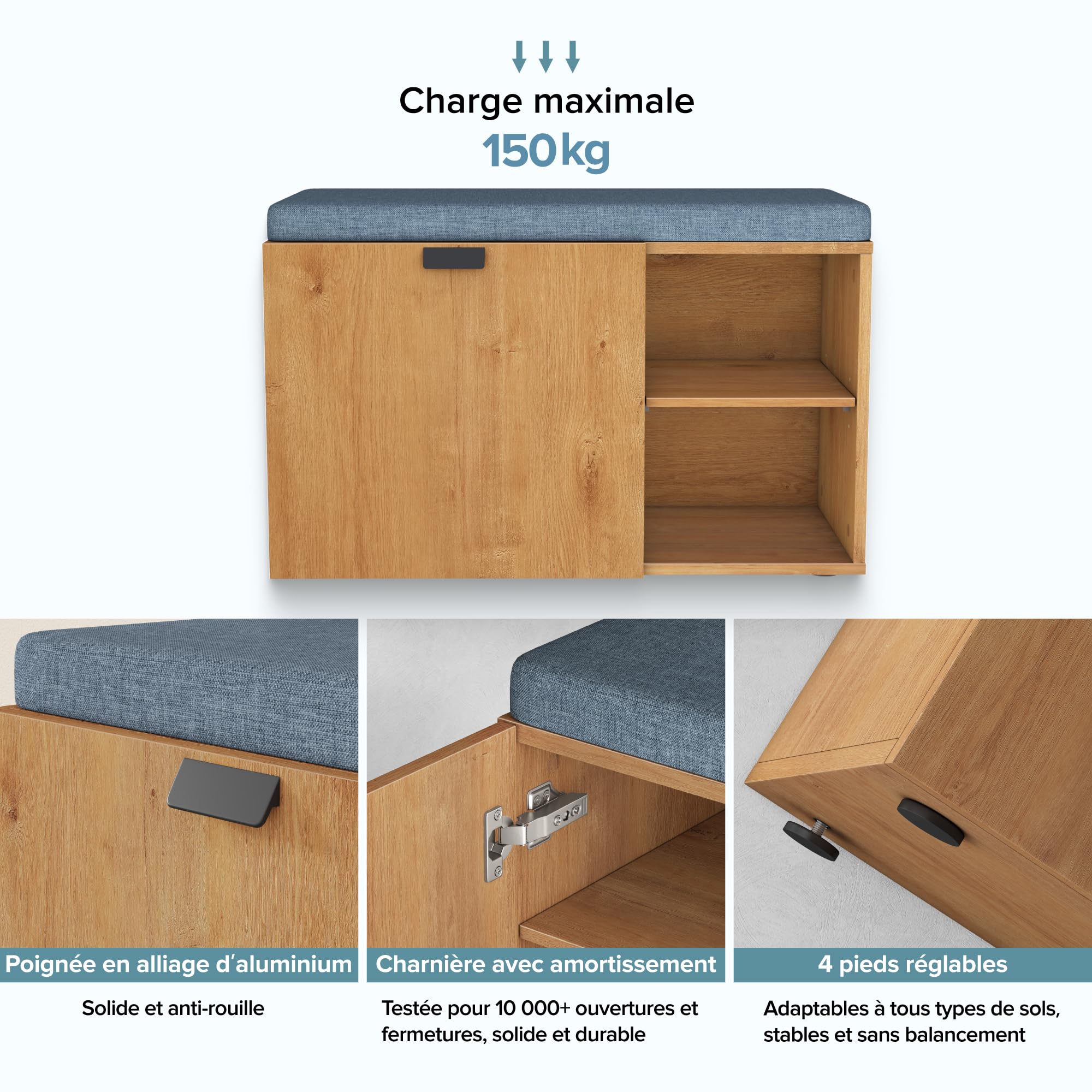 doporro-banc-chaussures-bois-marron-clair-80-cm-avec-assise image 5