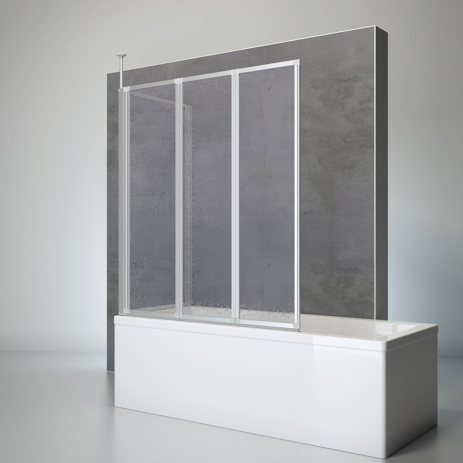 schulte-pare-baignoire-129x140-70-cm-blanc-3-volets image 7