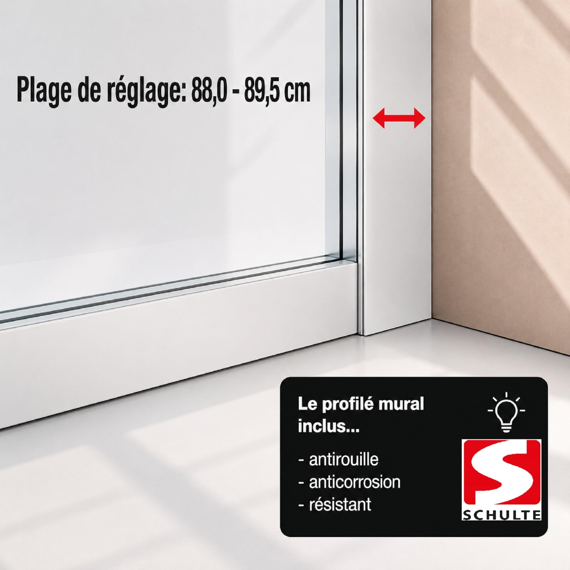 schulte-douche-90x200-cm-paroi-italienne-or-mat-6-mm image 8
