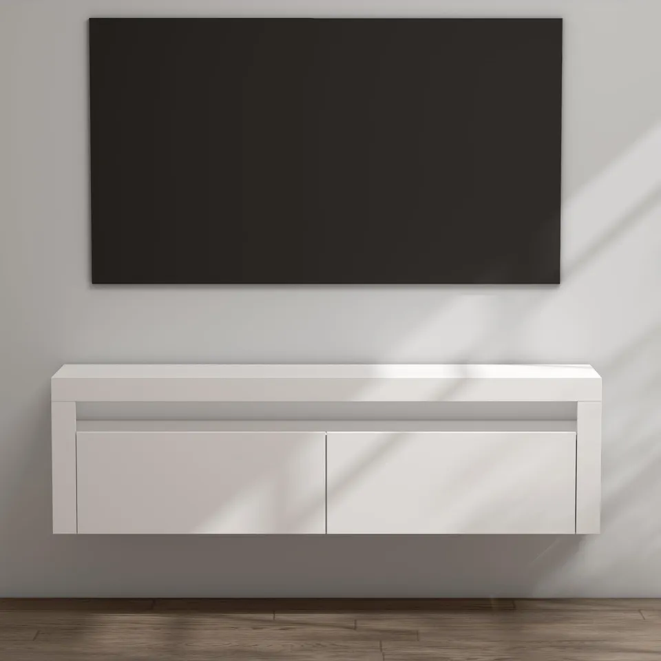 doporro-m-bel-meuble-tv-160-cm-blanc-mat-2-portes image 1