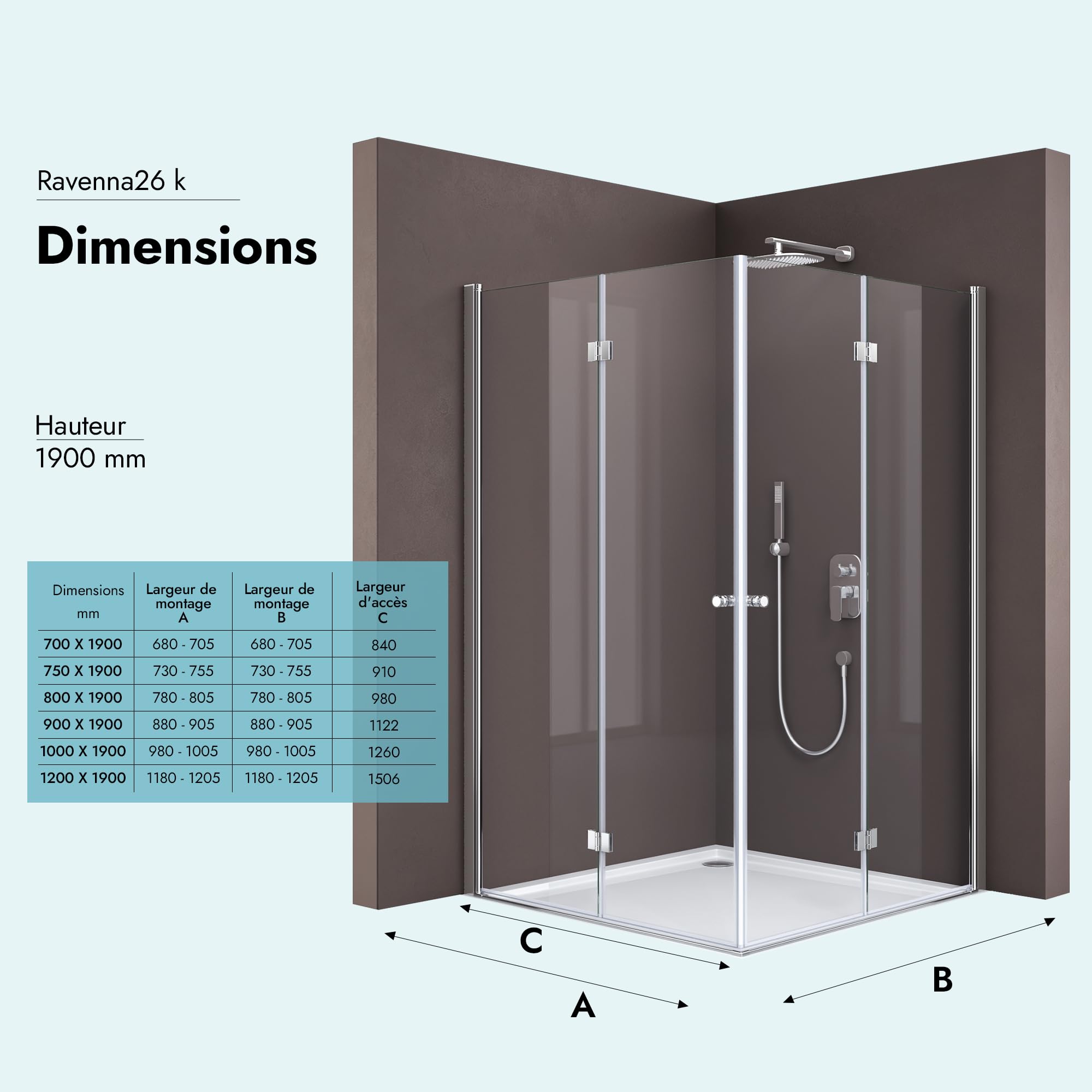 doporro-ravenna26-cabine-de-douche-90x80x190-cm-avec-receveur image 7