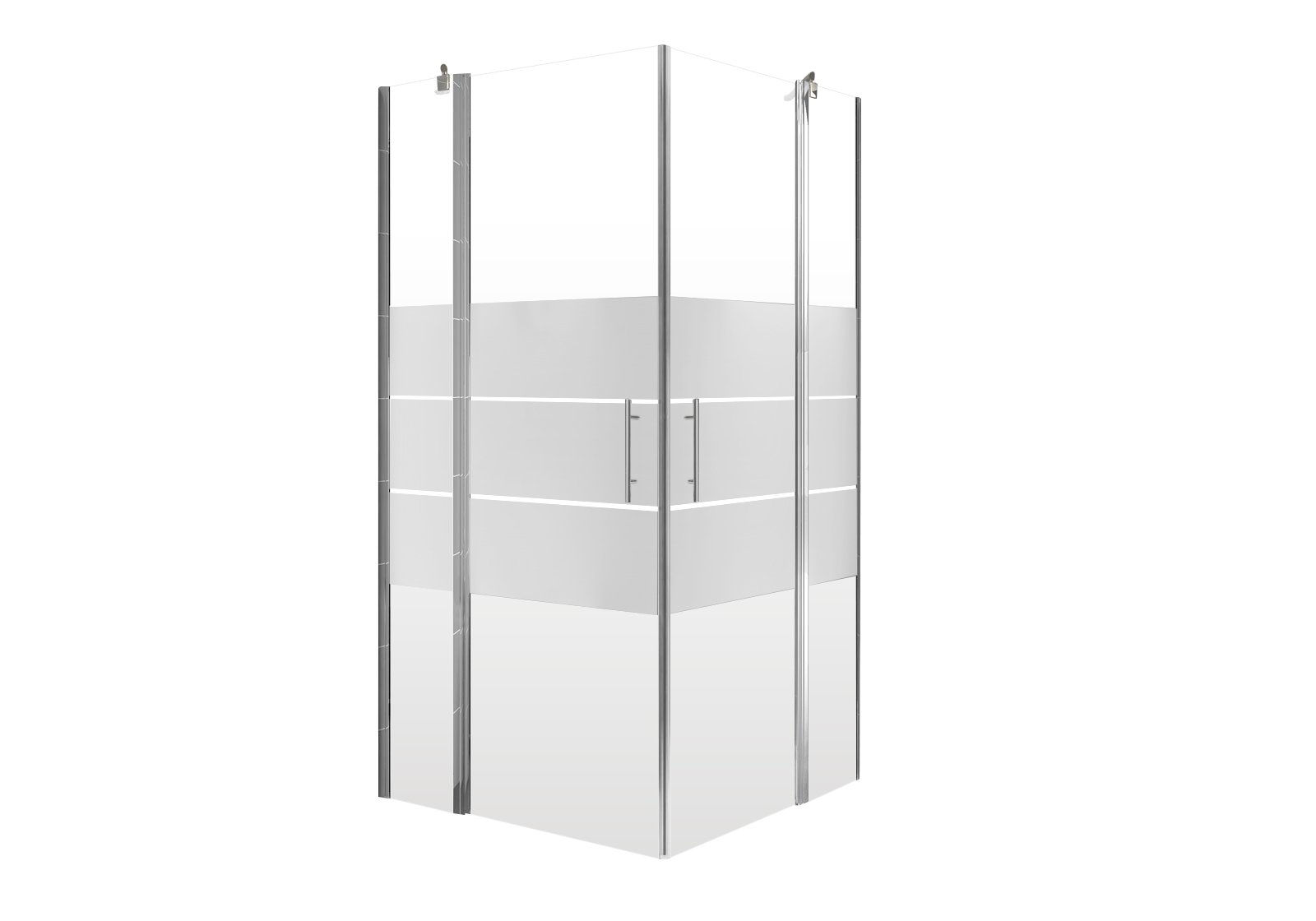 schulte-acces-d-angle-80x80x192-paroi-douche-2-portes-depoli image 2