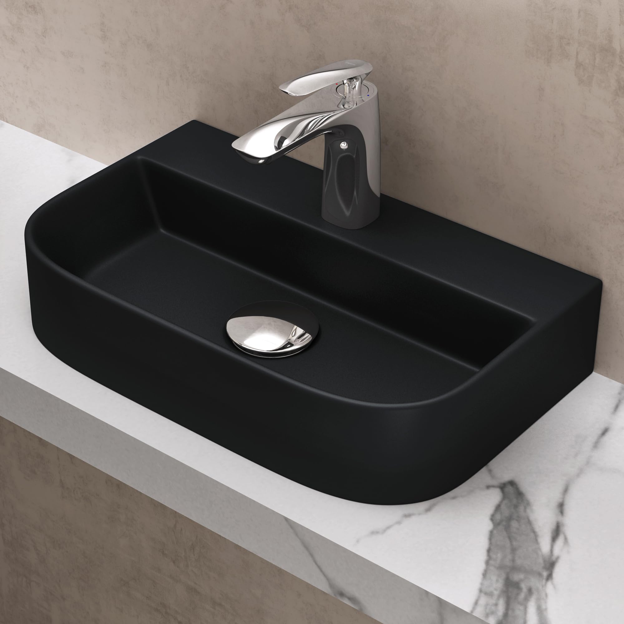 doporro-lavabo-poser-38x23-5-cm-noir-mat-c-ramique image 1