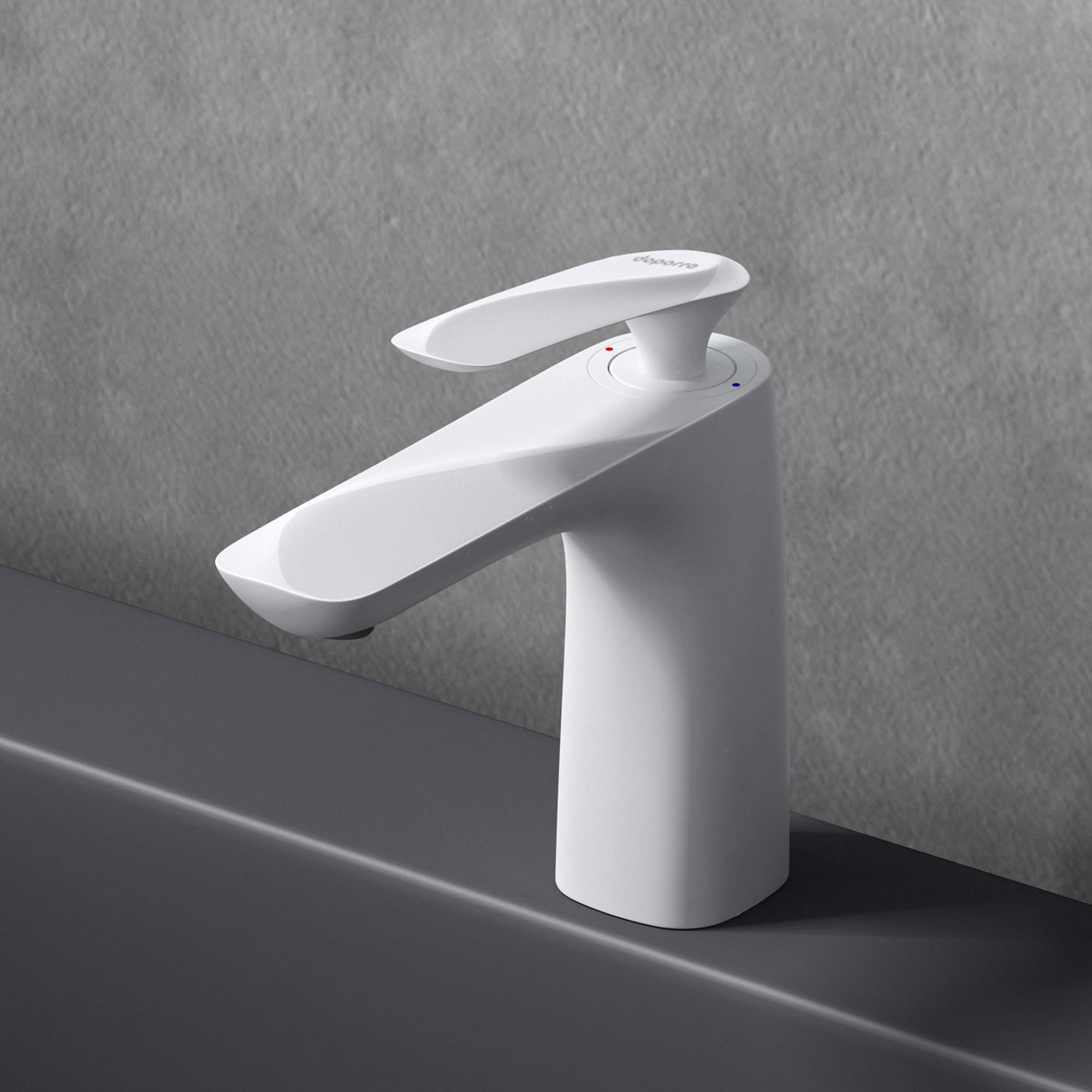 doporro-badarmaturen-mitigeur-lavabo-blanc-16-5-cm-laiton image 3