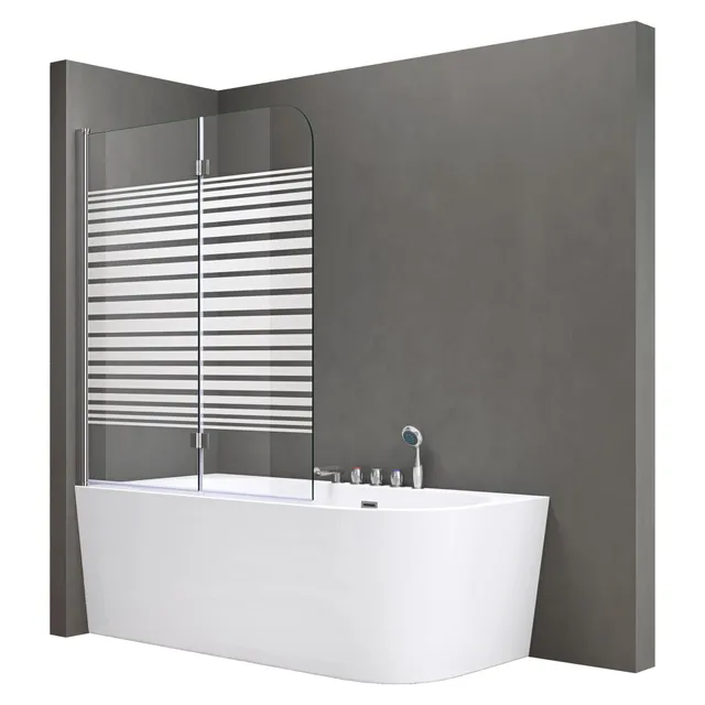 doporro-cortona-pare-baignoire-2-volets-120x140-bandes-opaques image 1