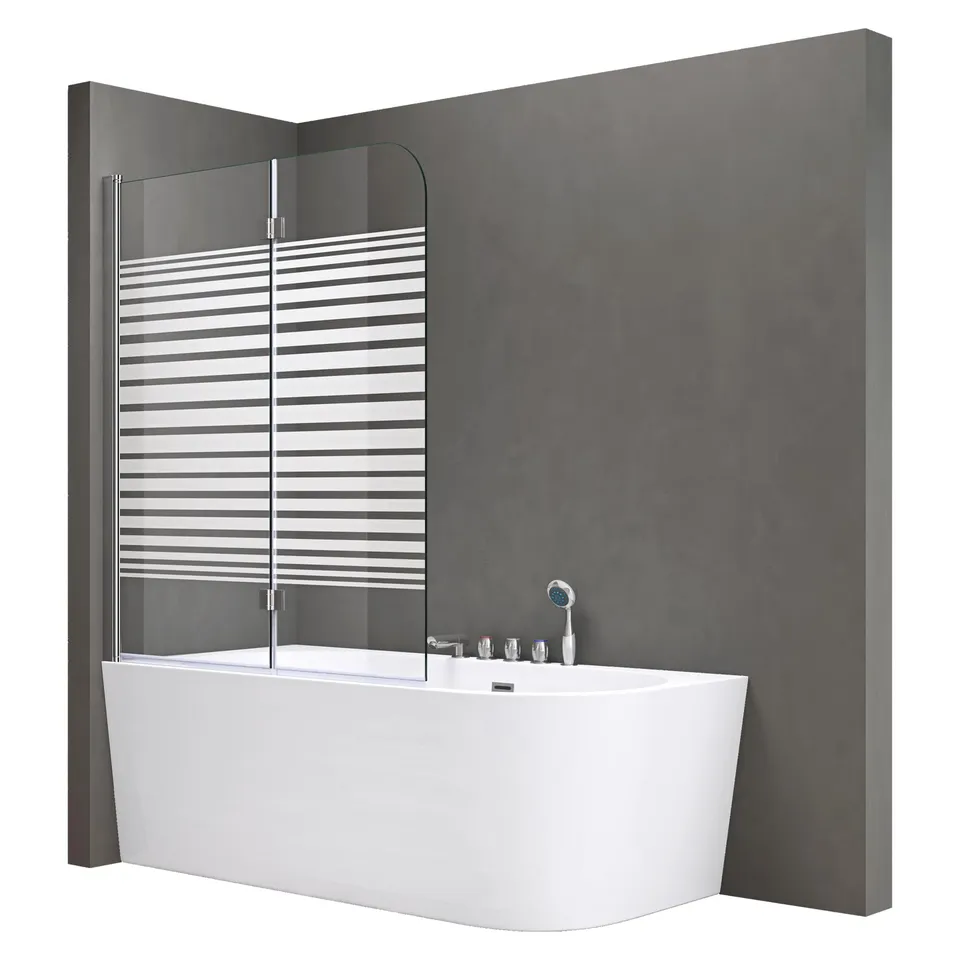 doporro-cortona-pare-baignoire-2-volets-120x140-bandes-opaques image 1