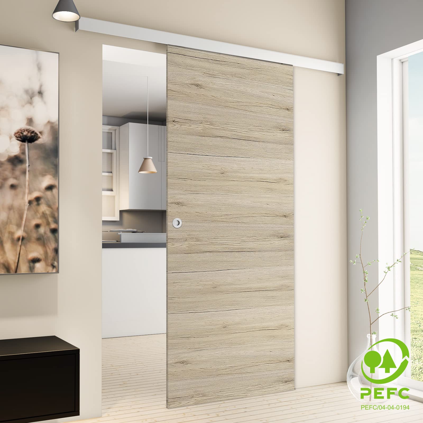 schulte-portes-int-rieures-porte-coulissante-bois-88x203-ch-ne-san-remo image 2