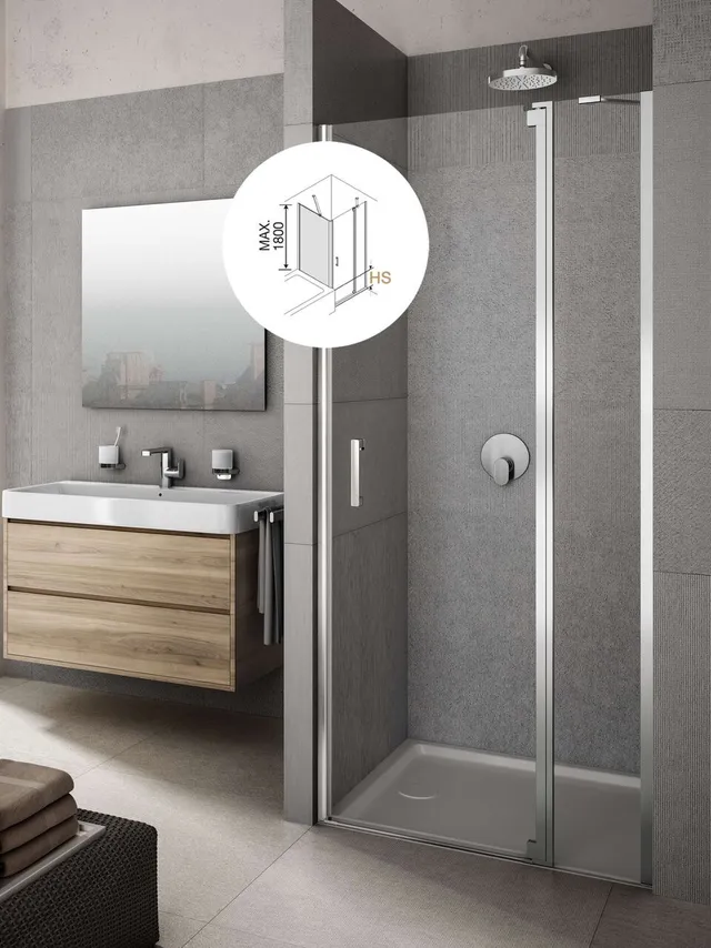provex-jolly-jn-2-jb-paroi-de-douche-battante-2000-mm image 1