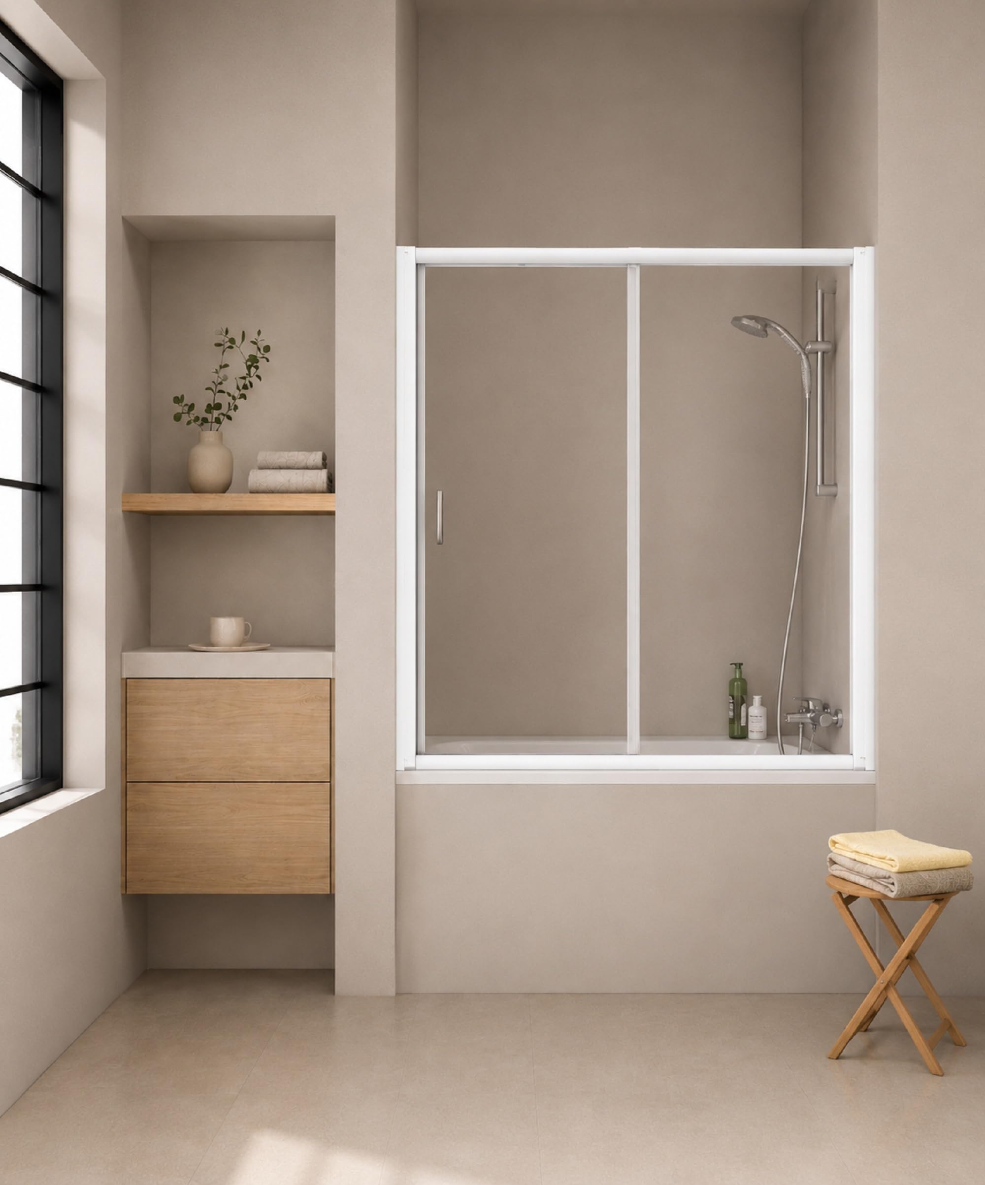 schulte-pare-baignoires-coulissant-150x150-blanc-2-volets image 1