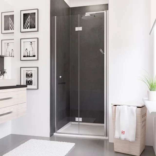 schulte-parois-douche-porte-pivotante-pliante-90x192-chrom image 1