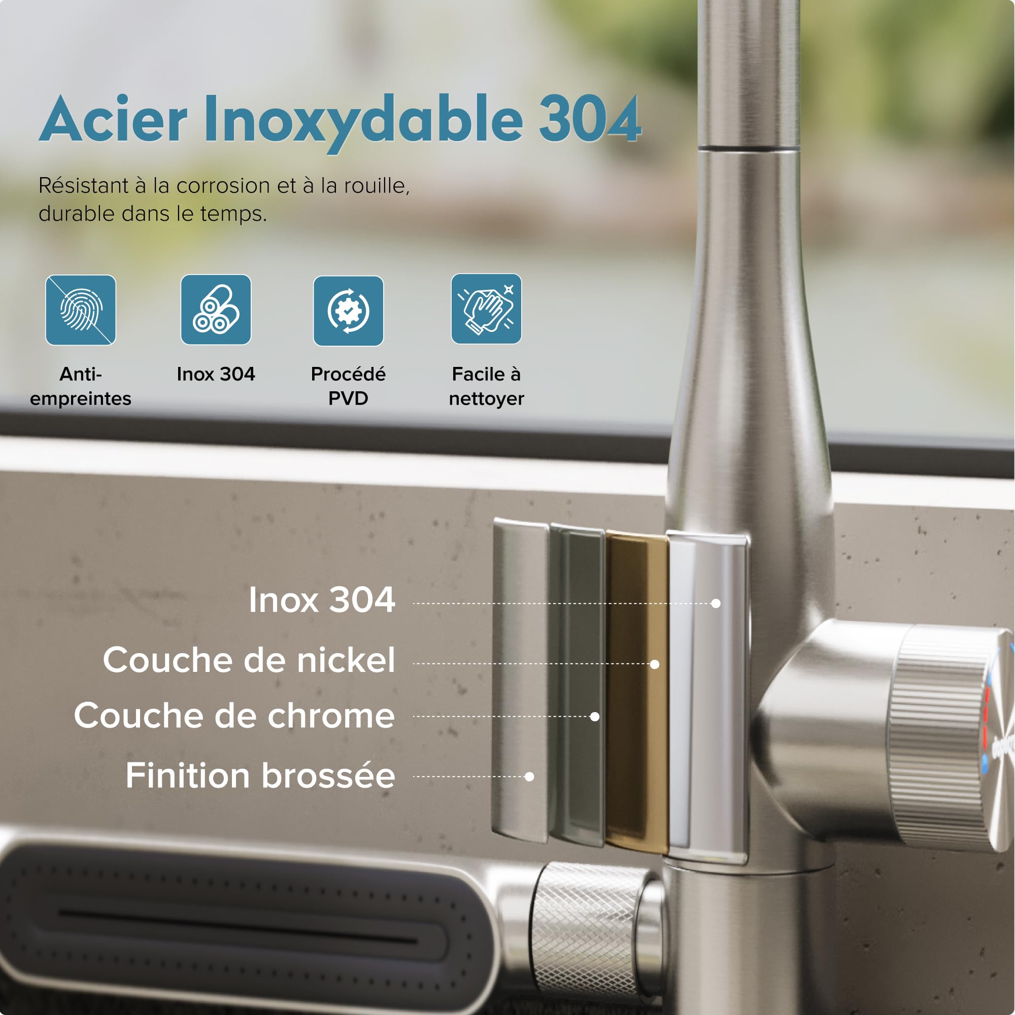 doporro-robinet-cuisine-douchette-extractible-inox-360-5-jets image 5