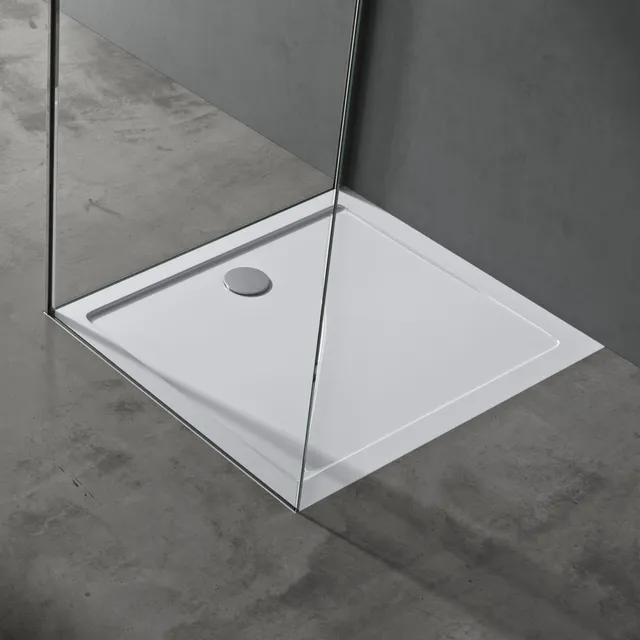 doporro-faro2-receveur-de-douche-blanc-extra-plat-90x100 image 1