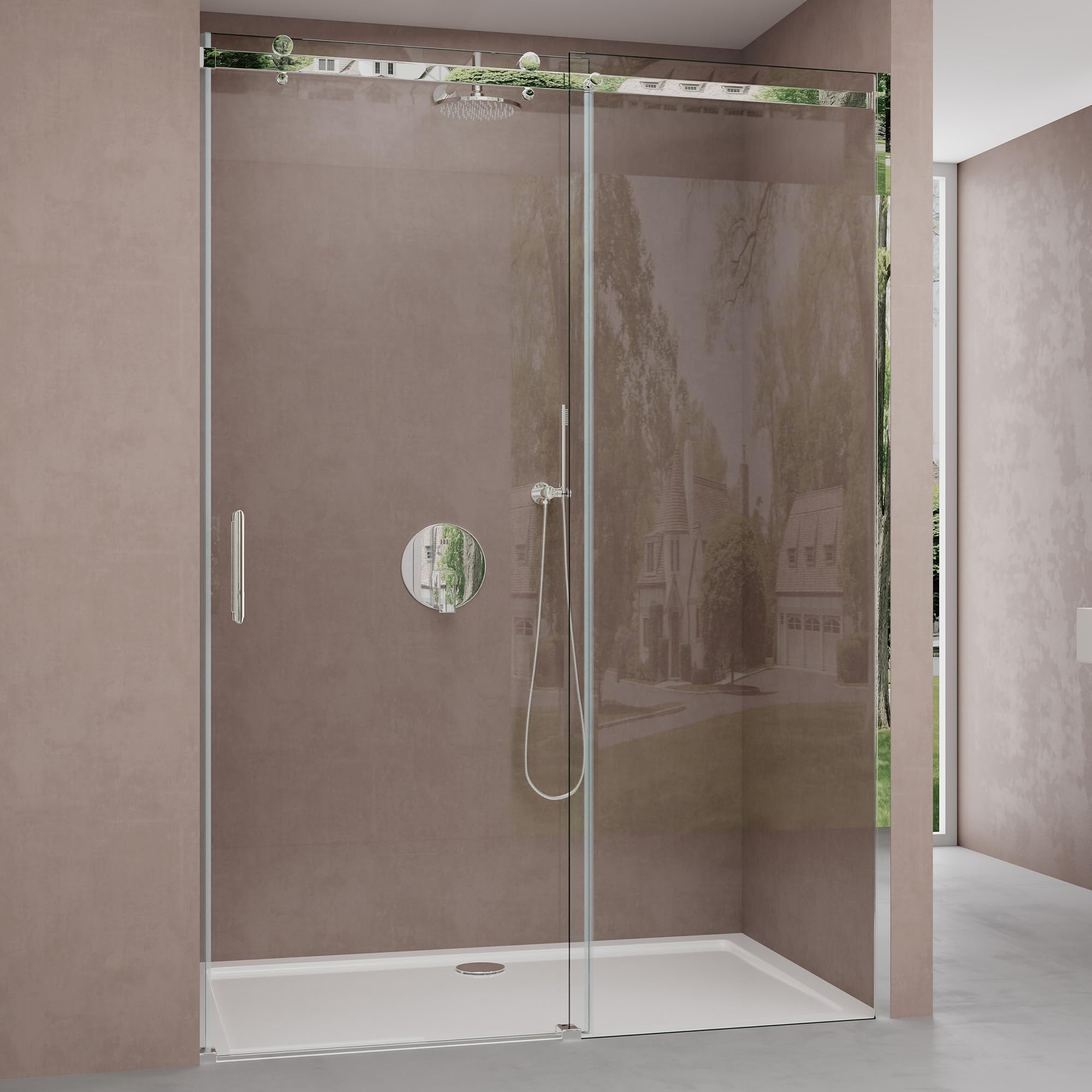 doporro-teramo-porte-de-douche-coulissante-130x195-cm-transparent image 8