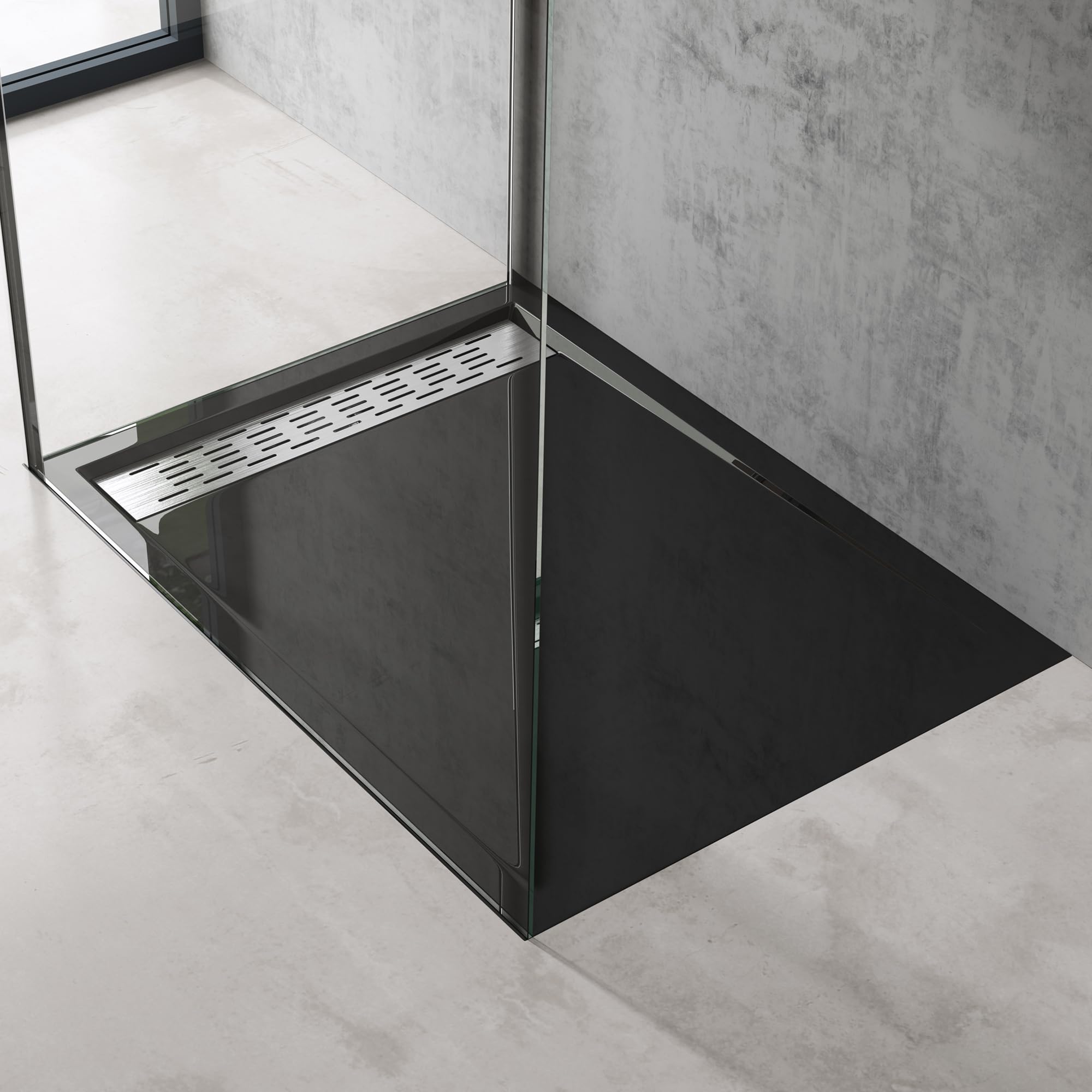 doporro-xetro04w-receveur-90x100cm-rectangulaire-extra-plat-blanc image 7