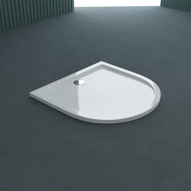 doporro-faro04-receveur-de-douche-90x90-blanc-extra-plat image 1