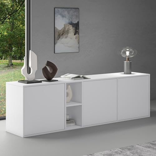 doporro-schrank02-buffet-bas-180-cm-blanc-mat-3-portes image 8