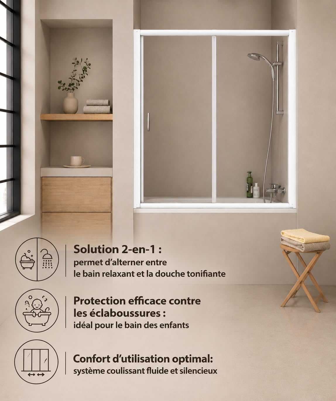 schulte-pare-baignoires-coulissant-150x150-blanc-2-volets image 5