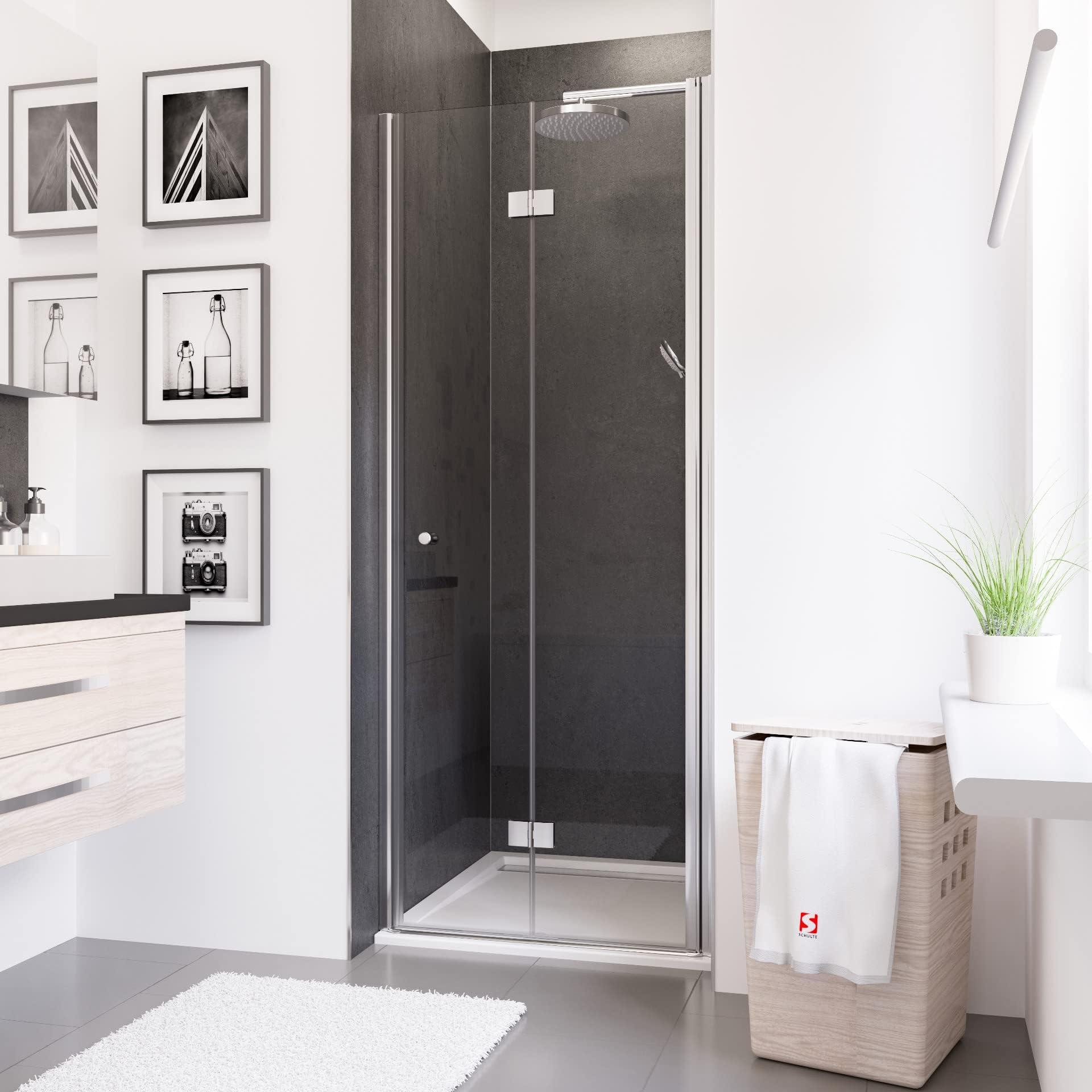 schulte-parois-douche-porte-pivotante-pliante-90x192-chrom image 8