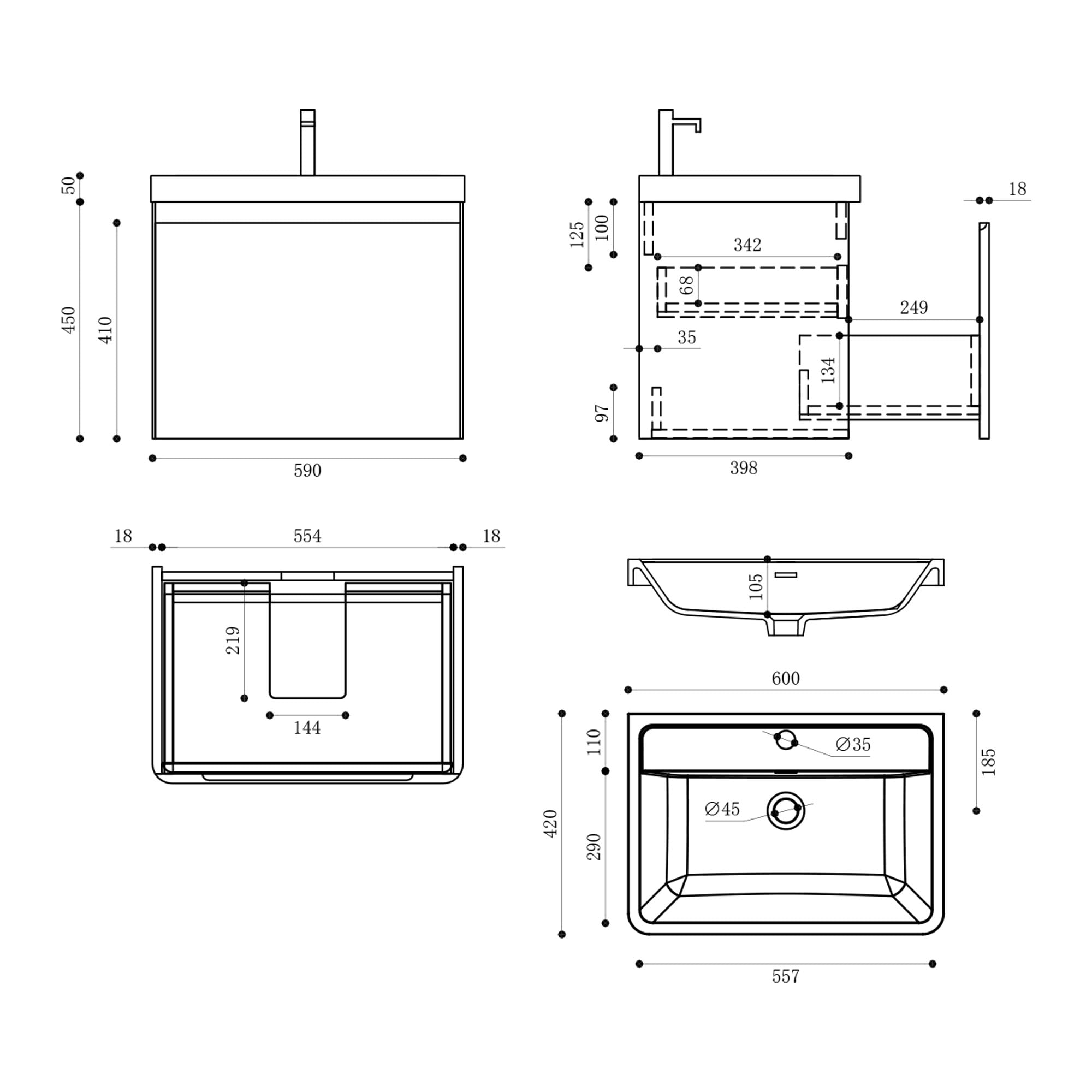 doporro-meuble-salle-de-bain-suspendu-90-cm-noir-mat-3-pi-ces image 7